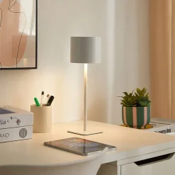 AEROPOSTALE White Stainless Steel Table Lamp
