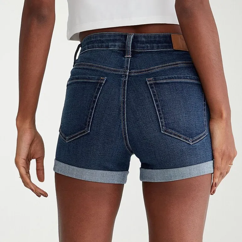 AEROPOSTALE Womens 3" High Rise Juniors Denim Short