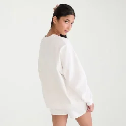 AEROPOSTALE Womens Juniors Crew Neck Long Sleeve Sweatshirt