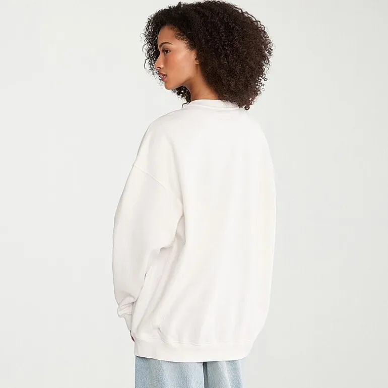 AEROPOSTALE Womens Juniors Crew Neck Long Sleeve Sweatshirt