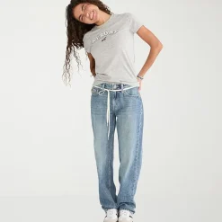 AEROPOSTALE Womens Juniors Crew Neck Short Sleeve Regular Fit Graphic T-Shirt