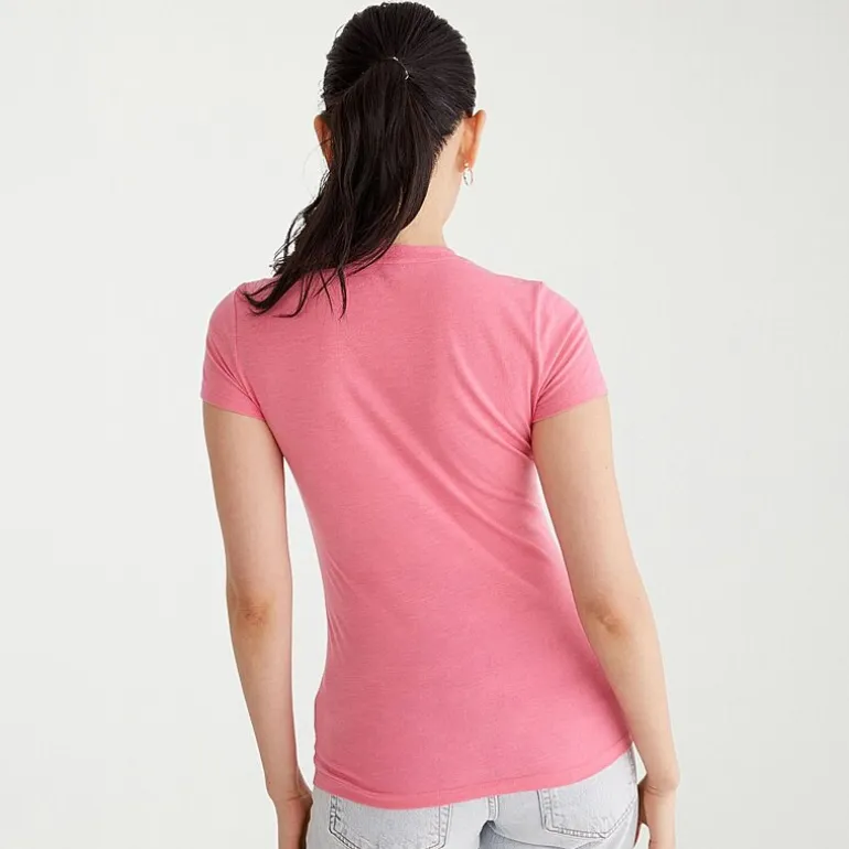 AEROPOSTALE Womens Juniors Crew Neck Short Sleeve Regular Fit Graphic T-Shirt