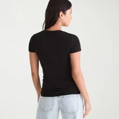 AEROPOSTALE Womens Juniors Crew Neck Short Sleeve Regular Fit Graphic T-Shirt