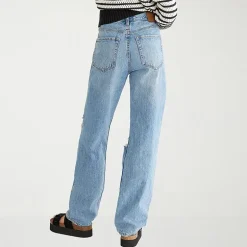 AEROPOSTALE Womens Juniors High Rise Baggy Fit Jean
