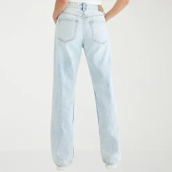 AEROPOSTALE Womens Juniors Highest Rise Relaxed Fit Jean