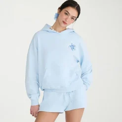 AEROPOSTALE Womens Juniors Long Sleeve Fleece Hoodie