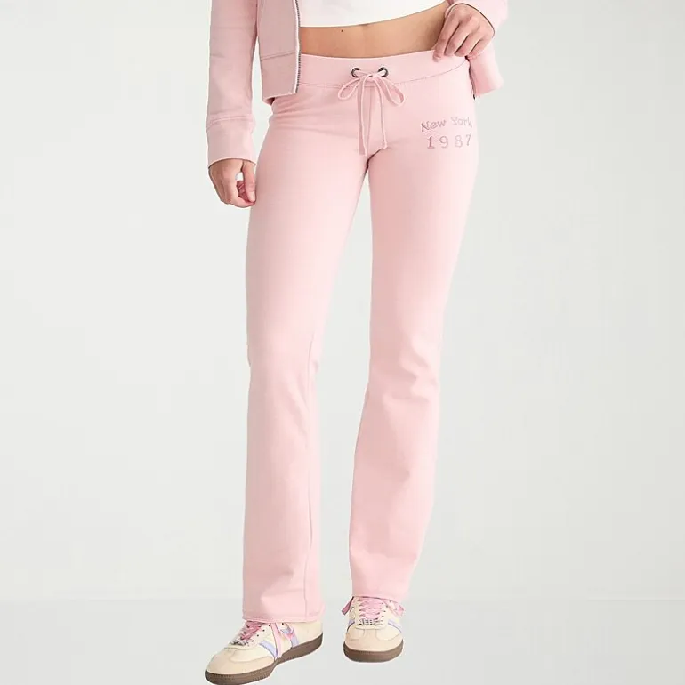 AEROPOSTALE Womens Juniors Low Rise Fleece Sweatpant