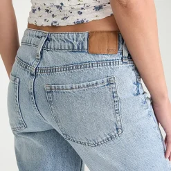 AEROPOSTALE Womens Juniors Low Rise Baggy Fit Jean