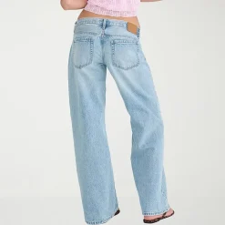 AEROPOSTALE Womens Juniors Low Rise Wide Leg Jean