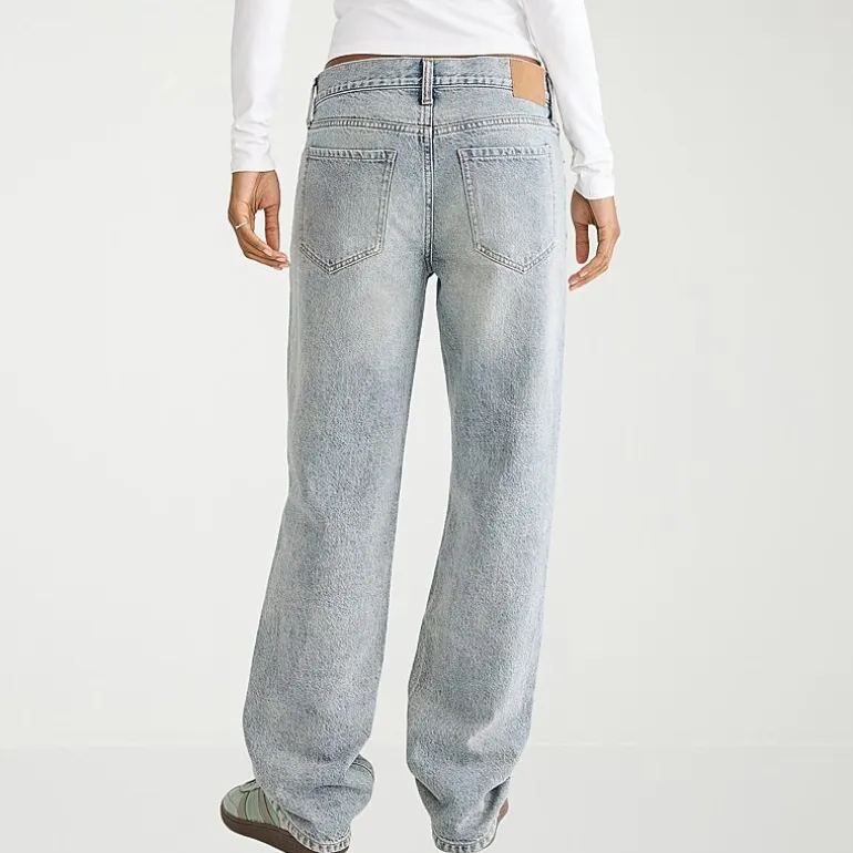 AEROPOSTALE Womens Juniors Low Rise Baggy Fit Jean