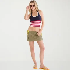 AEROPOSTALE Womens Juniors Mid Rise A-Line Skirt