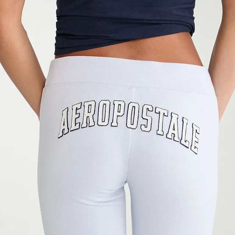 AEROPOSTALE Womens Juniors Straight Mid Rise Sweatpant