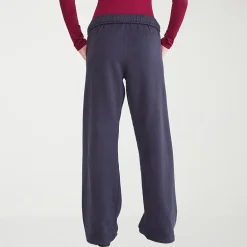 AEROPOSTALE Womens Juniors Straight Mid Rise Fleece Sweatpant
