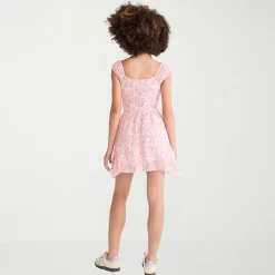 AEROPOSTALE Womens Juniors Sweetheart Neck Short Sleeve Sundress