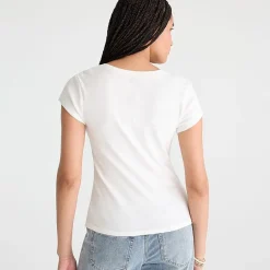 AEROPOSTALE Womens Juniors V Neck Short Sleeve T-Shirt