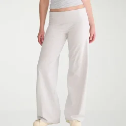 AEROPOSTALE Womens Juniors Wide Leg Mid Rise Lounge Pant