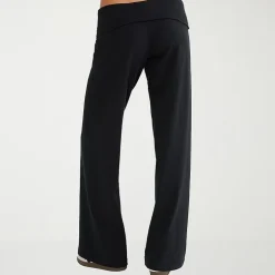 AEROPOSTALE Womens Juniors Wide Leg Mid Rise Lounge Pant