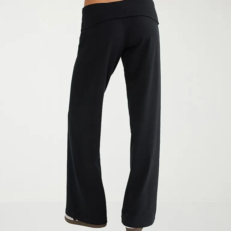 AEROPOSTALE Womens Juniors Wide Leg Mid Rise Lounge Pant