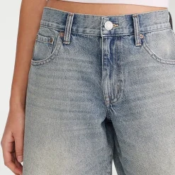 AEROPOSTALE Womens Low Rise Juniors Denim Short