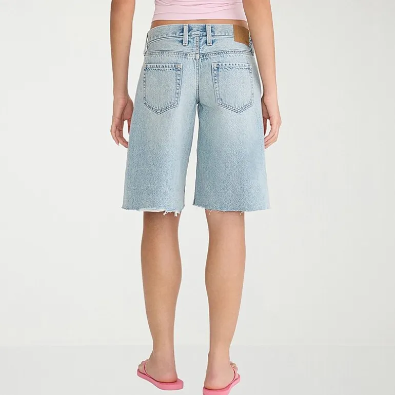 AEROPOSTALE Womens Mid Rise Juniors Denim Short