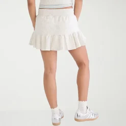 AEROPOSTALE Womens Mid Rise Juniors Fleece Skort