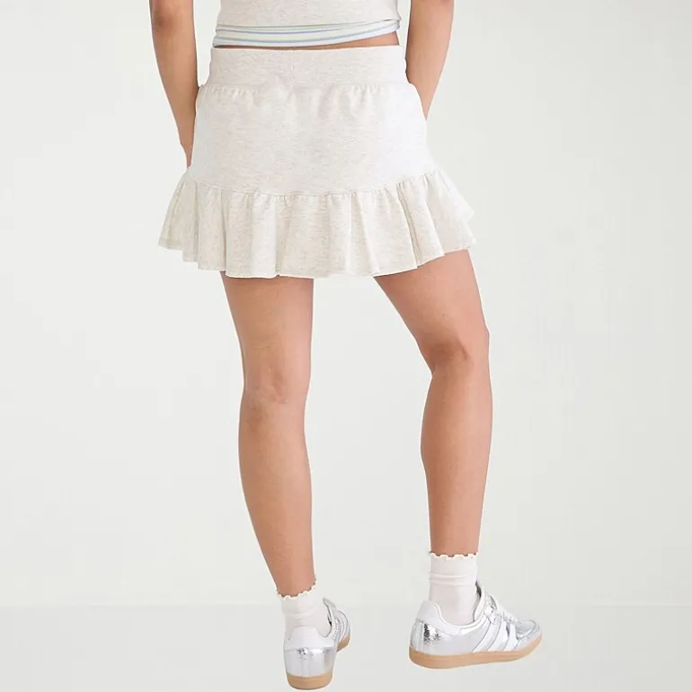 AEROPOSTALE Womens Mid Rise Juniors Fleece Skort
