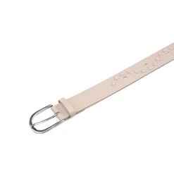 AGP PARIS Beige Star Motif Women's Belt