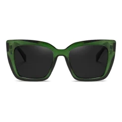 AGP PARIS Women's Bold Cat Eye Acetate Polarized Lens UV400 Sunglasses