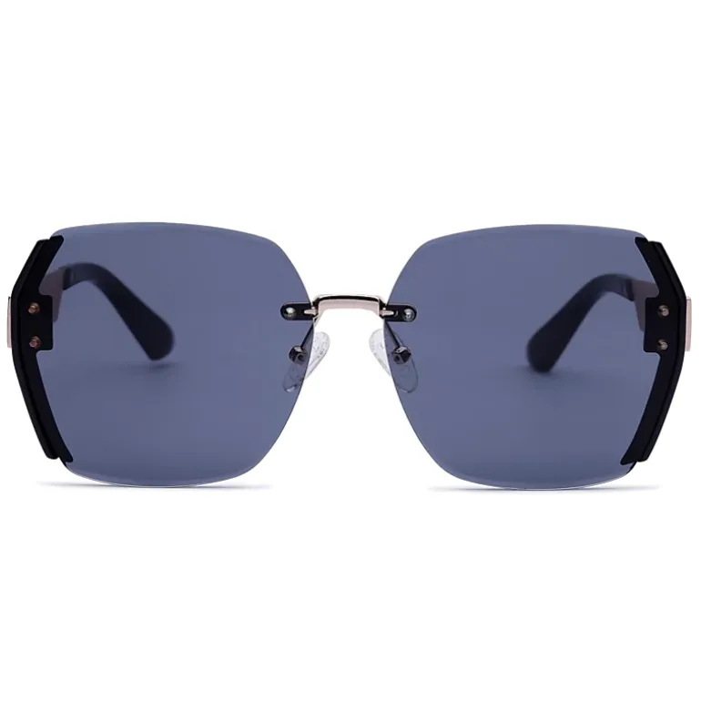 AGP PARIS Women's Bold Square Acetate Gradient Lens UV400 Sunglasses