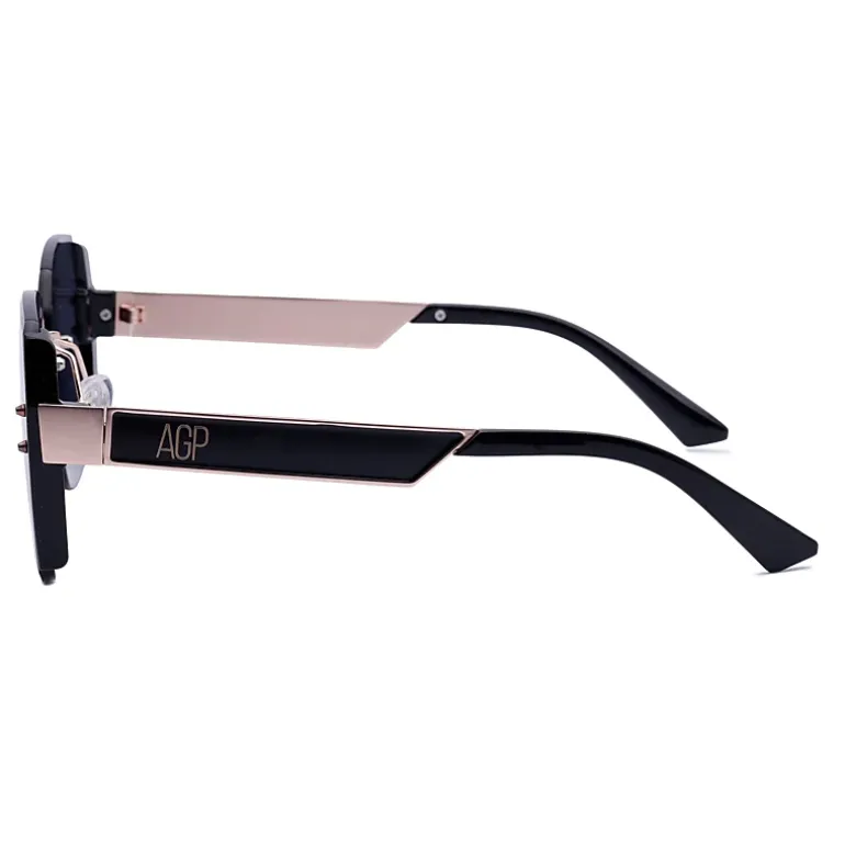 AGP PARIS Women's Bold Square Acetate Gradient Lens UV400 Sunglasses