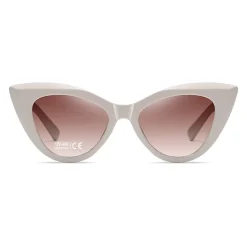 AGP PARIS Women's Cat Eye Acetate Polarized Lens UV400 Sunglasses