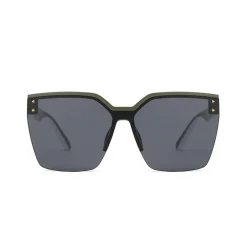 AGP PARIS Women's Classic Square Acetate Gradient Lens UV400 Sunglasses
