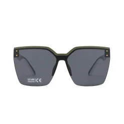 AGP PARIS Women's Classic Square Acetate Gradient Lens UV400 Sunglasses