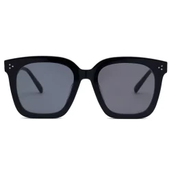 AGP PARIS Women's Classic Square Frame Acetate Polarized Lens UV400 Sunglasses