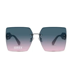 AGP PARIS Women's Square Acetate Gradient Lens UV400 Sunglasses