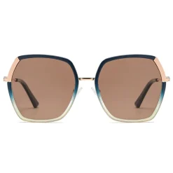 AGP PARIS Women's Square Acetate Polarized Lens UV400 Sunglasses