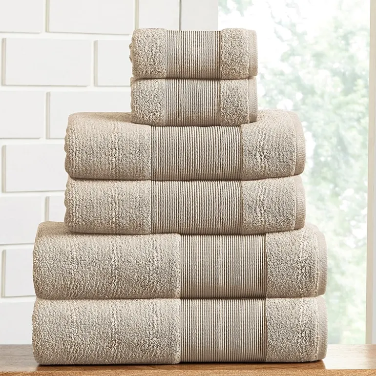 Aircloud 6-pc. Quick Dry Solid Bath Towel Set