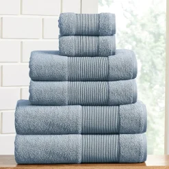 Aircloud 6-pc. Quick Dry Solid Bath Towel Set