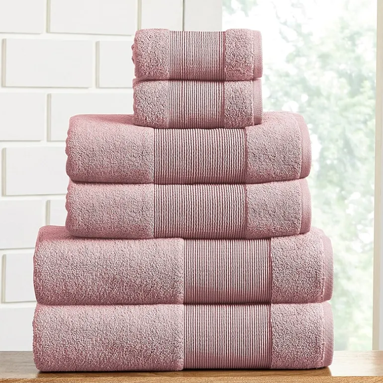 Aircloud 6-pc. Quick Dry Solid Bath Towel Set