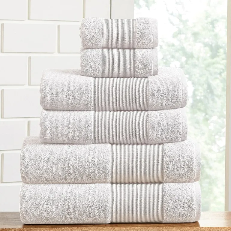 Aircloud 6-pc. Quick Dry Solid Bath Towel Set
