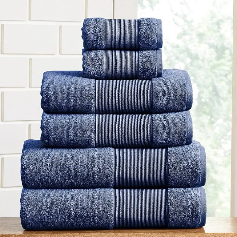 Aircloud 6-pc. Quick Dry Solid Bath Towel Set