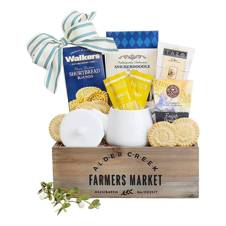 Alder Creek Garden Tea Tray Food Set