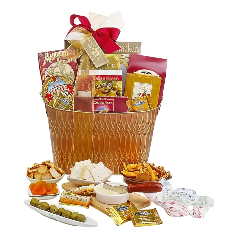 Alder Creek Lasting Impressions Gift Basket Food Set