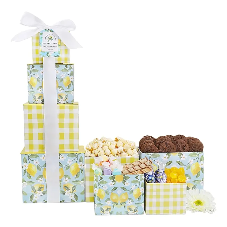 Alder Creek Lemon Blooms Tower Easter Food Set
