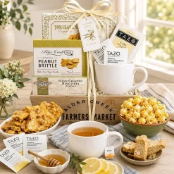Alder Creek Serenity Tea Crate Food Set