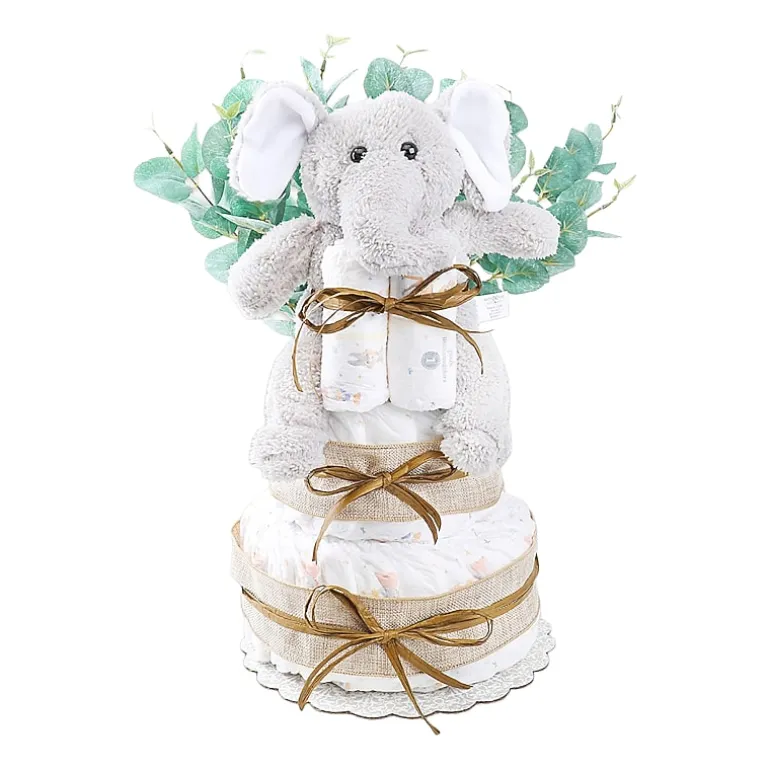 Alder Creek Wild About Baby Two Tier Diaper Cake