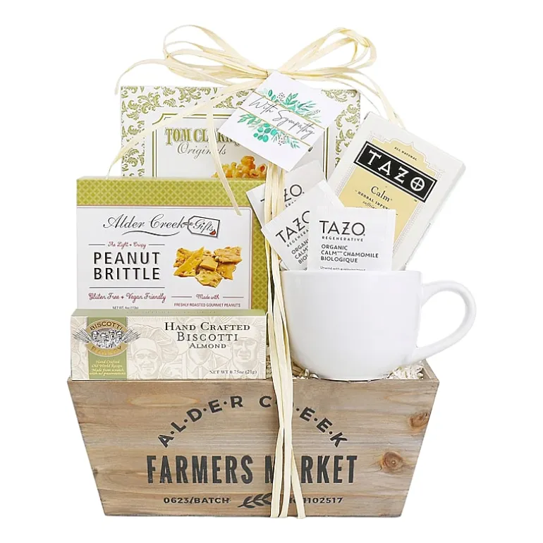 Alder Creek With Sympathy Serenity Tea Crate Food Set