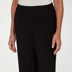 Alfred Dunner Classics Womens Mid Rise Soft Knit Pull-On Pant