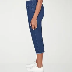 Alfred Dunner Classics Womens Mid Rise Capri Jean