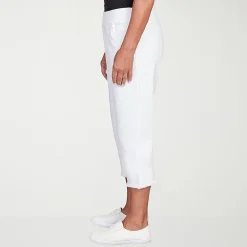 Alfred Dunner Classics Womens Mid Rise Capri Jean